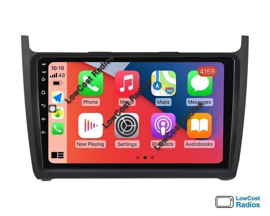 Rádio 2DIN (9") • Volkswagen VW POLO MK5 (2008 a 2017) • Android 15 • GPS | CARPLAY • ANDROID AUTO