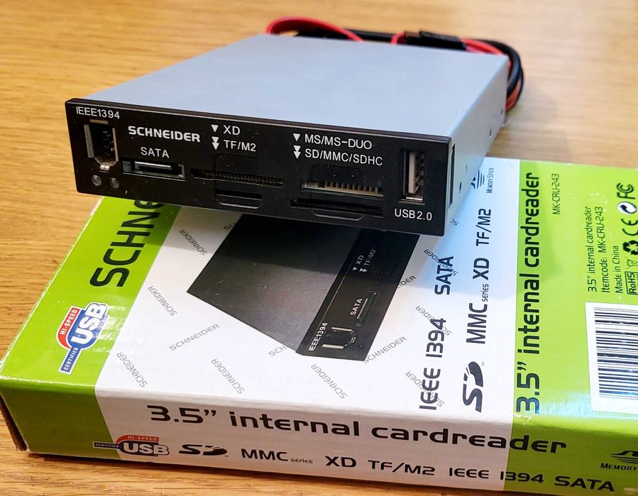 Leitor Interno 3.5 Cartões Memória  + BT Dongle 2.0 + WiFi USB 11n