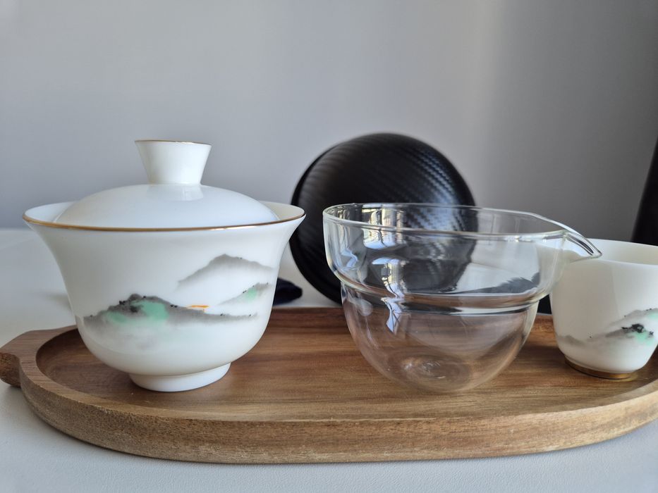 Чайний набір в чохлі,для подорожі/природи,чайний набір гори/гайвань