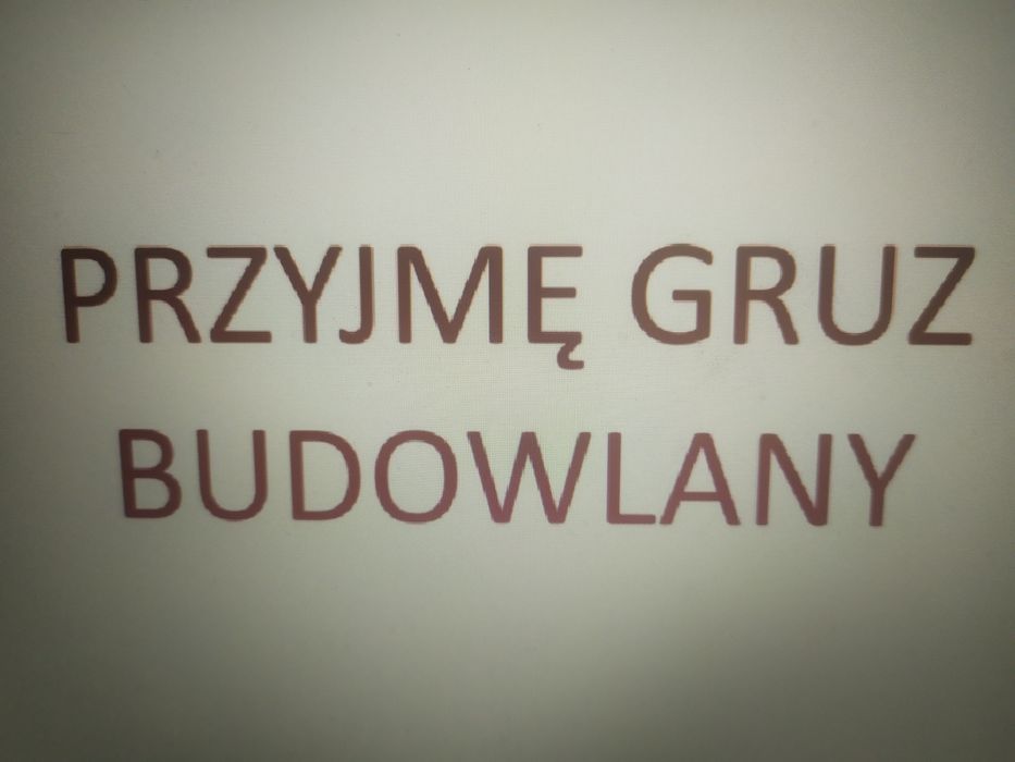 Gruz budowlany Konikowo