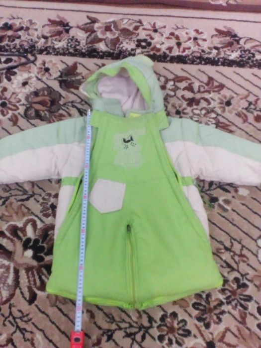 Детские комбинезоны.Комбинезон-трансформер на овчине супертеплый.