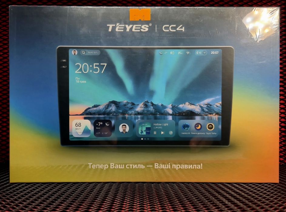 Універсальна штатна магнітола Teyes CC4 2k 6+64 Gb 9"/10"/11"/13"