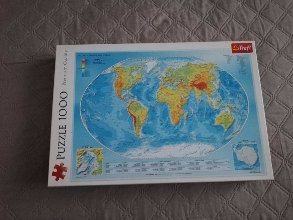 Puzz Trefl mapa świata