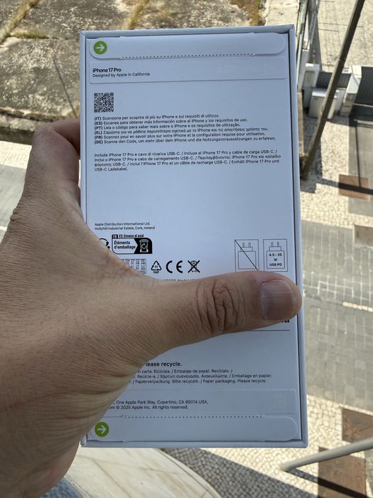 Iphone 17 pro 256gb selado