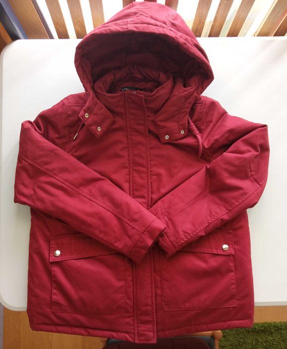 Blusão acolchoado e casaco de senhora, tam. L, pouco uso