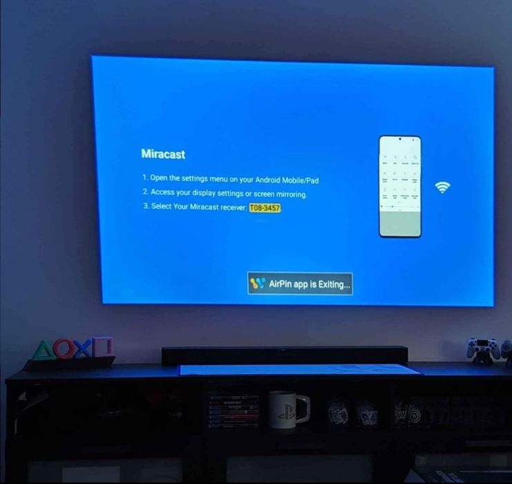 Projetor portátil em tubo - NOVO NA CAIXA EMBALADO