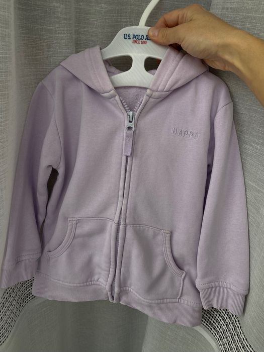 Флісова кофта на дівчинку розмір 92 2-3 роки