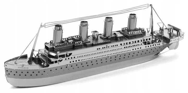 Titanic Puzzle 3D - Kultowy Model Statku do Złożenia