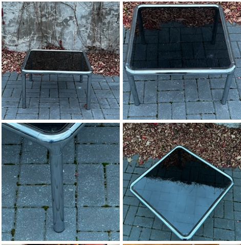 Etienne Fermigier stolik kawowy lata 70-te