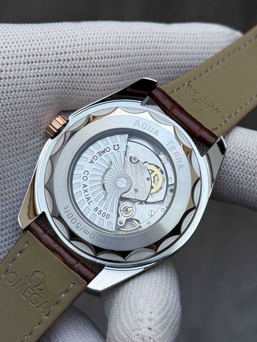 Швейцарские часы Omega Seamaster Co-Axial Gold - White