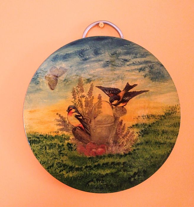 Deska ozdobna z uchwytem do kuchni