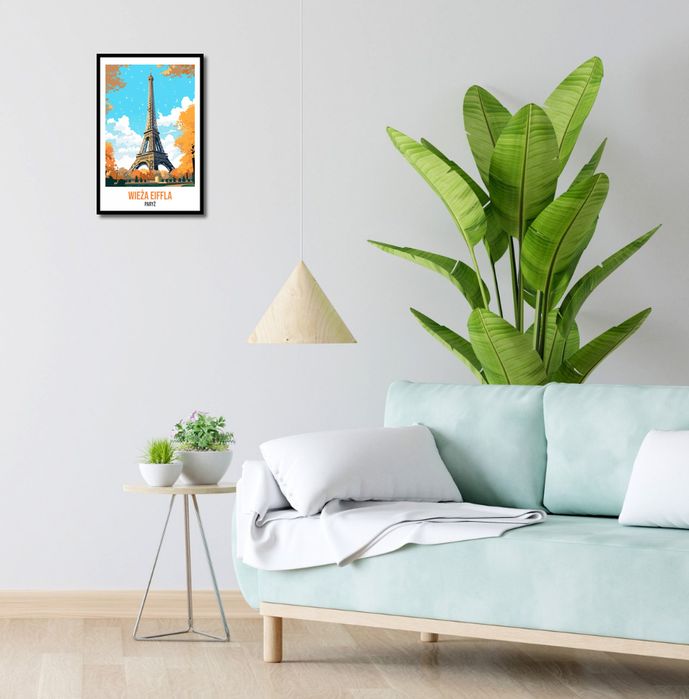 Plakat 30x45cm Wieża Eiffla