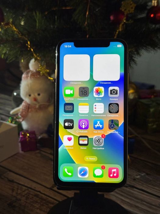 iPhone XS Silver. Комплект, на подарунок