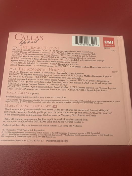 Maria Callas - Life of art