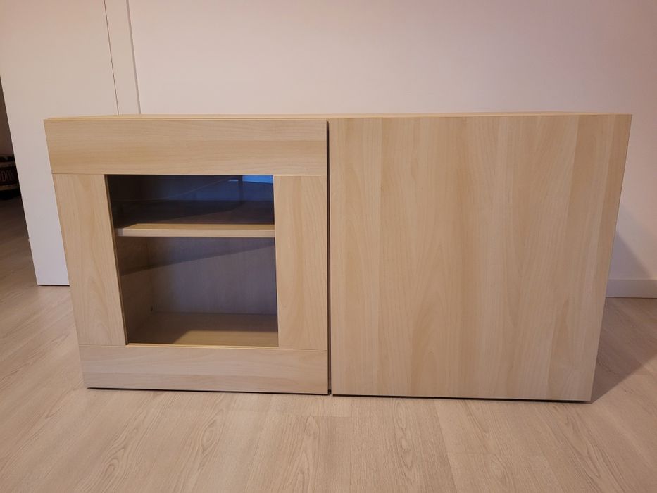 2x Estrutura de movel Ikea Besta cor pinho