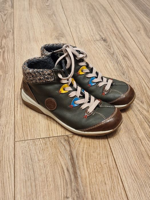 Botki sneakersy damskie Rieker Antistress  38