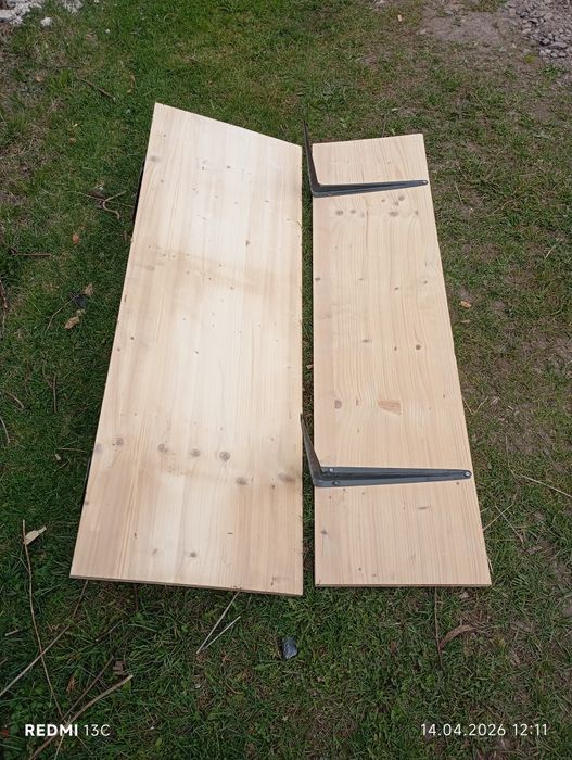 Półki drewniane półki