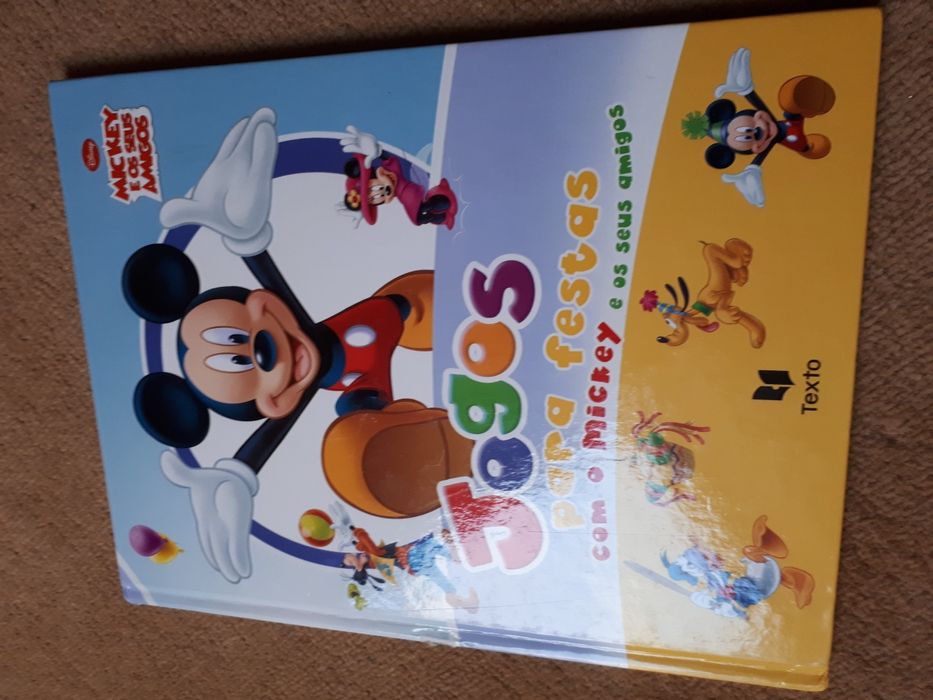 Livro mickey jogos para festas