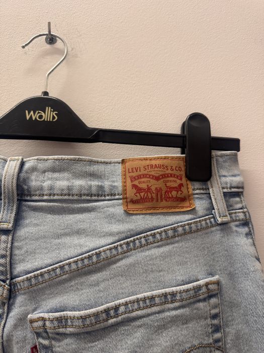 Levi's Ribcage Bell 32 XL Jeansy Wysoki Stan Dzwony Szerokie Nogawki