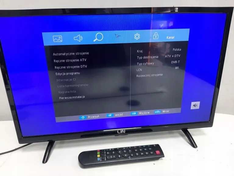Tv Led 22 cale Lin 22LFHD1600 Dvb-t2 Usb do ZK Kamper