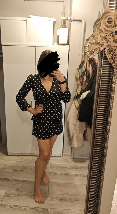 Sukienka w kropki groszki retro vintage lata 60