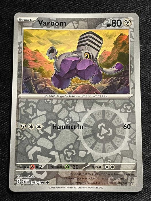 Carta Pokémon Varoom 141/198 Scarlet & Violet