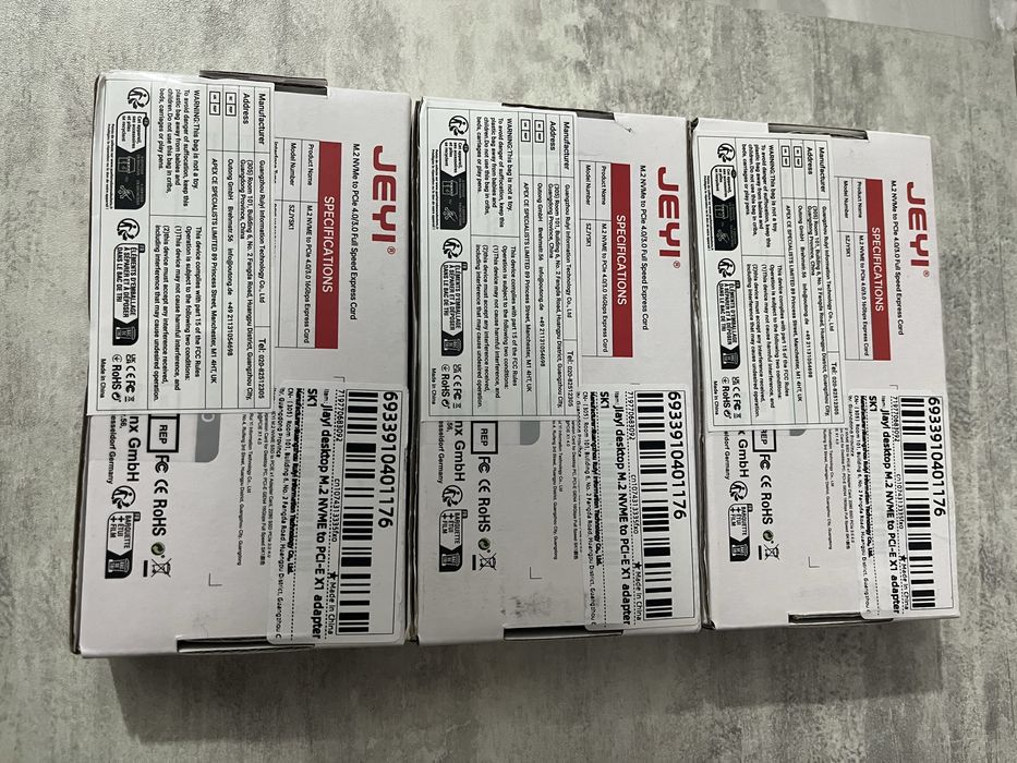 Алаптер з PCI to M2 SSD, перехідник під M2 SSD