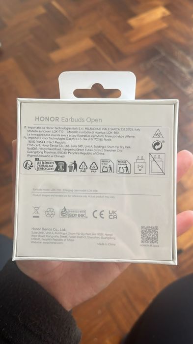Lançamento Honor Earbuds Open