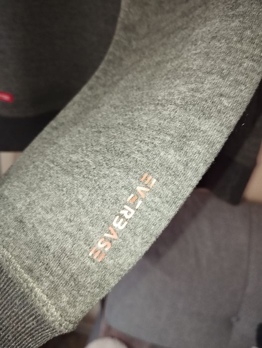 Szara ocieplana bluza Diverse męska Everbase CREW M