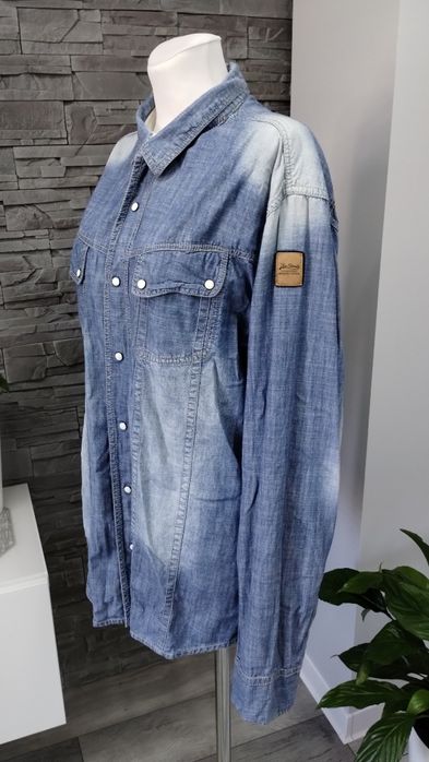 Oryginalna koszula jeansowa Vintage rozmiar XXXL