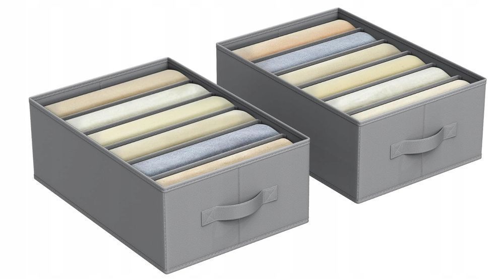 Songmics 2 Organizery Do Szuflad 6-Komorowe Organizery Rus009G02