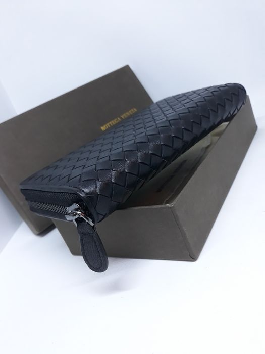 Чоловічий клатч боттега гаманець шкіряний | Мужской кошелек портмоне