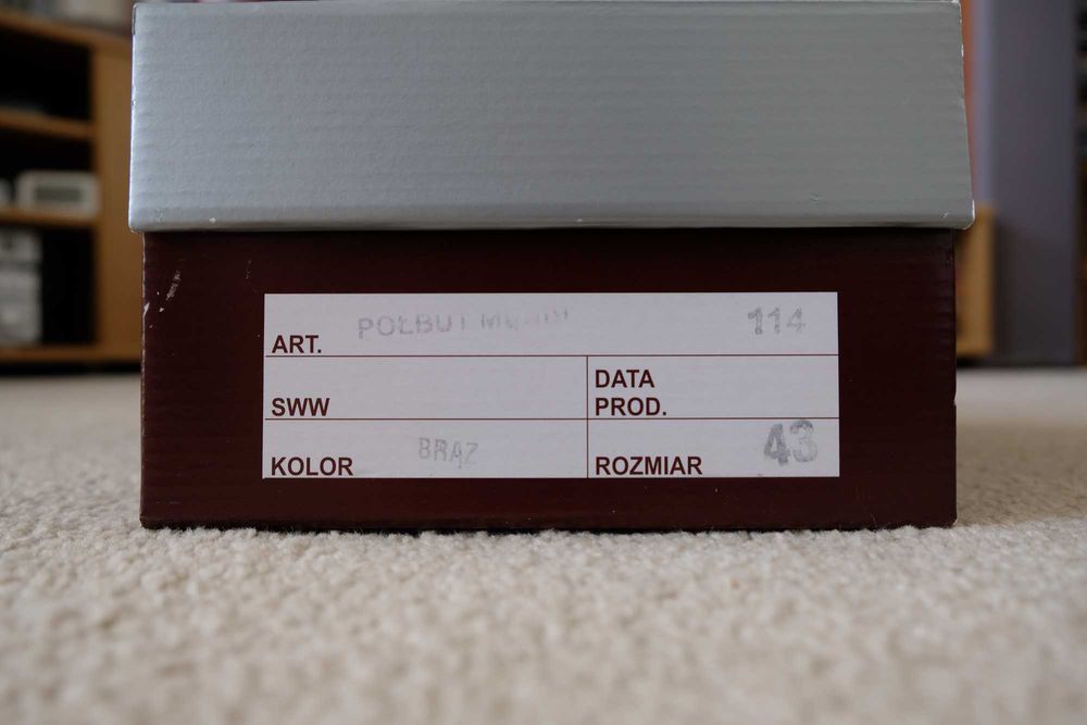 buty męskie- brązowe