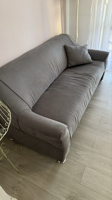 Szara kanpa sofa 4 osobowa biłgoraj szara kanap