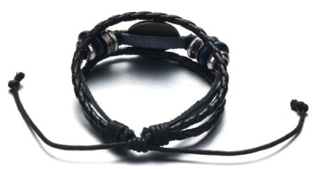 Pulseira Guns N Roses Couro / Rock / Unisexo - PORTES GRÁTIS