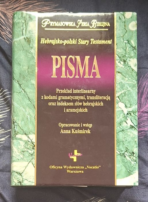 Hebrajsko-polski Stary Testament PISMA