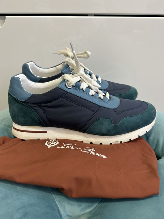 Бірюзові кросівки Loro Piana. Оригінал.