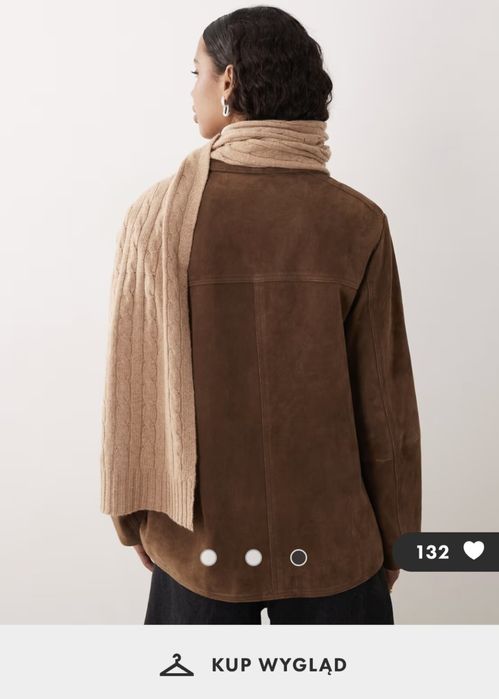 Szalik wełniano kaszmirowy  Ralph Lauren