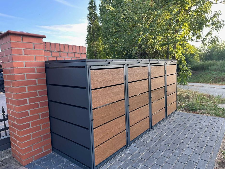 Obudowa na kosze na śmieci metal Premium, Zabudowa koszy, Osłona koszy