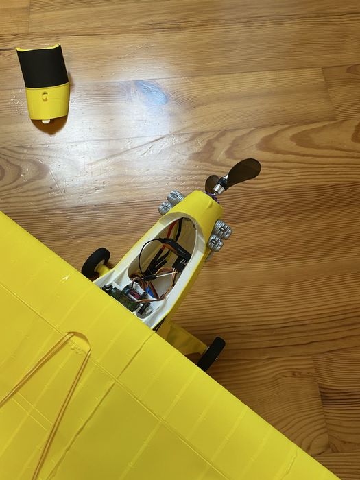 piper j3 cub samolot rc druk 3d