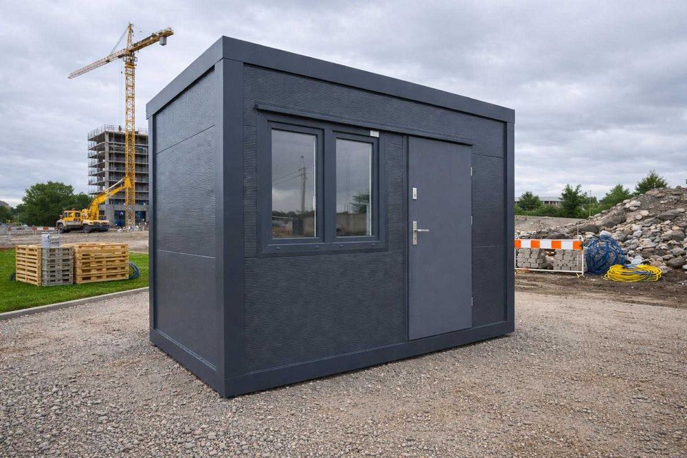 PAWILON HANDLOWY KONTENER SOCJALNY STRÓŻÓWKA 2x2 3x2 3x3 3x4 3x5 3x6 3x7 portiernia domek gospodarczy  Promocja