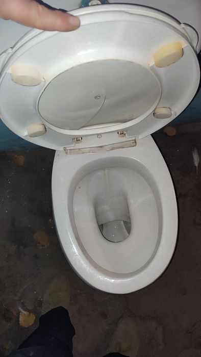 унитаз с бачком +сидушка бу