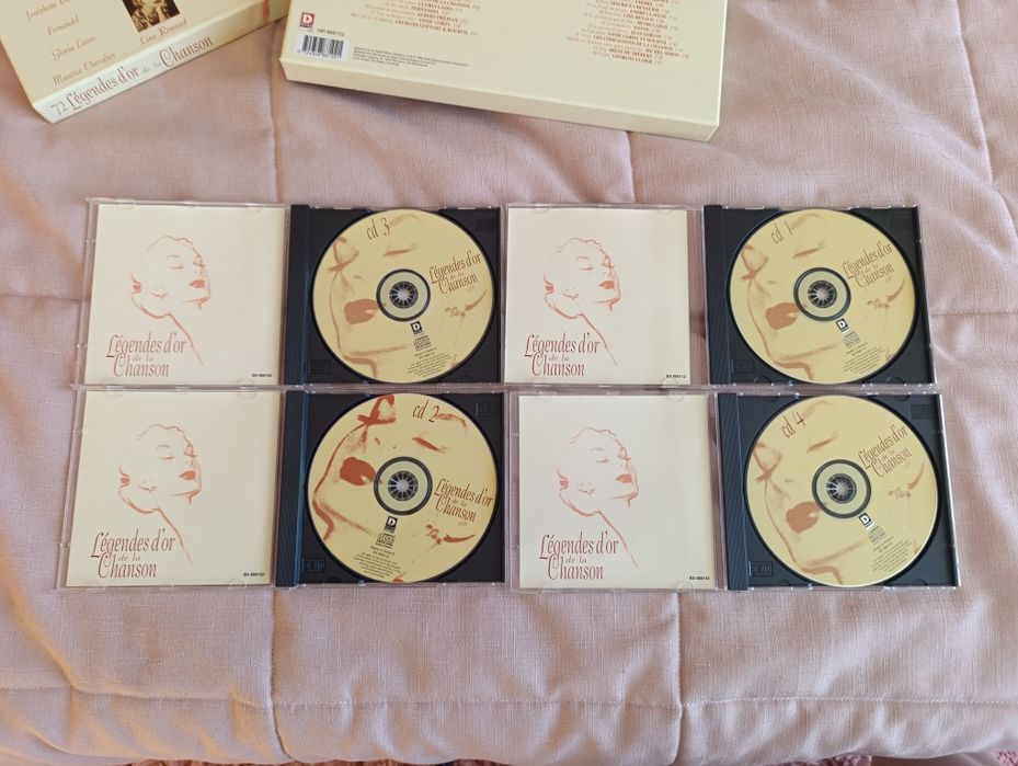 72 Légendes d'or de lá Chanson, 4cdbox