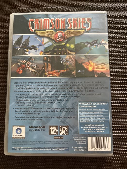 Crimson Skies gra komputerowa na platformę PC