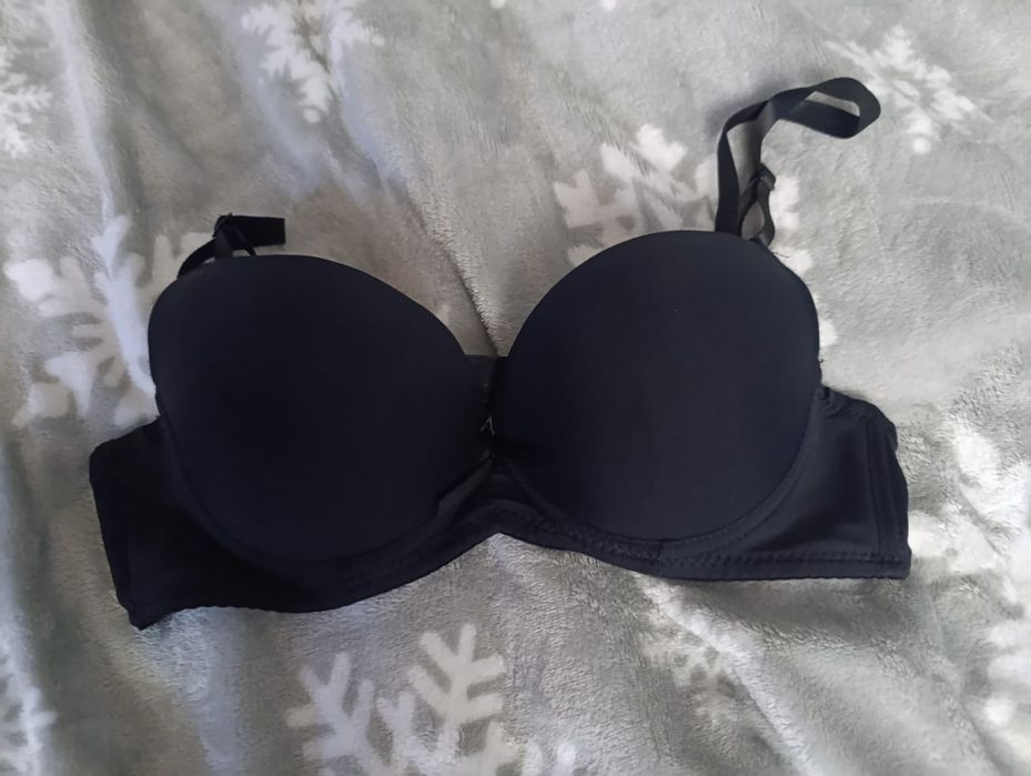 Zestaw biustonosz biała i czarna