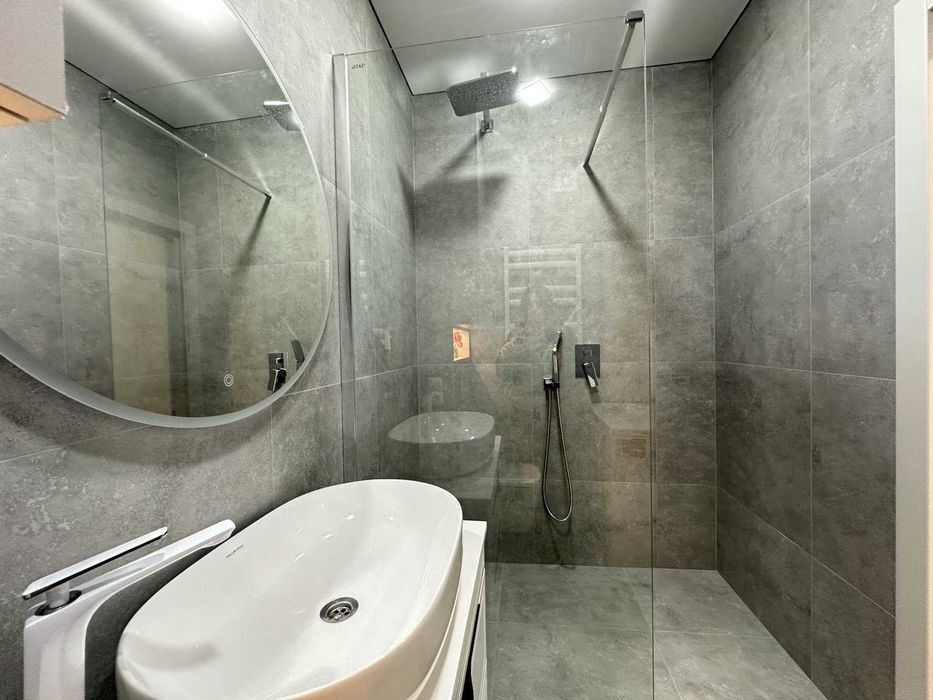 Евродвушка с ремонтом, мебелью и техникой в ЖК 53 жемчужина. Вид моря