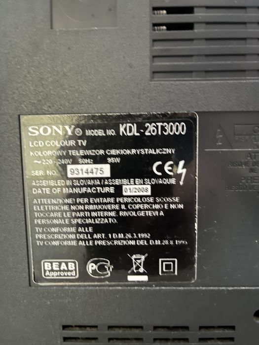 Televisão Sony Bravia