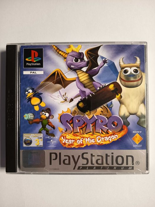 Spyro Year of the Dargon PSX PS1 PlayStation angielska komplet