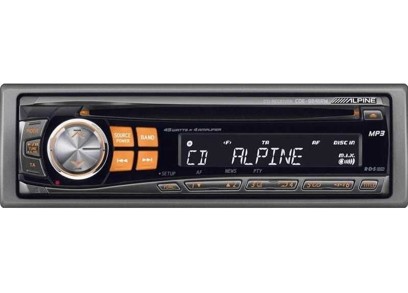 RadioCDText iPod AUX ALPINE CDE9846RM 45W MP3 Bass Subw Bluetooth 2RCA