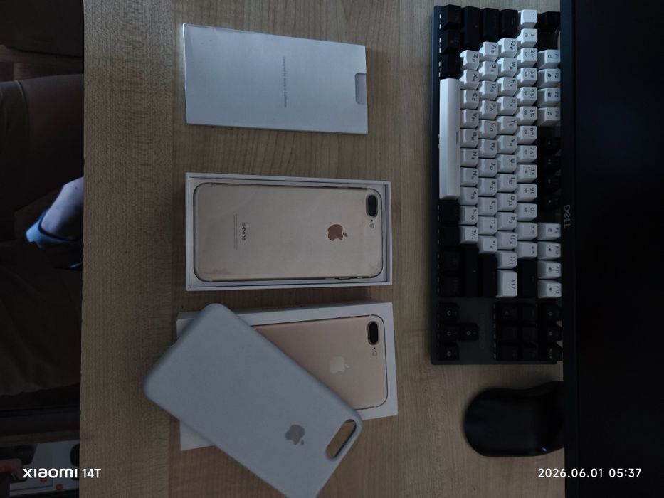 iPhone 7 Plus 128GB Gold | АКБ 100%. ІДЕАЛ! Повний комплект, Neverlock, Touch ID